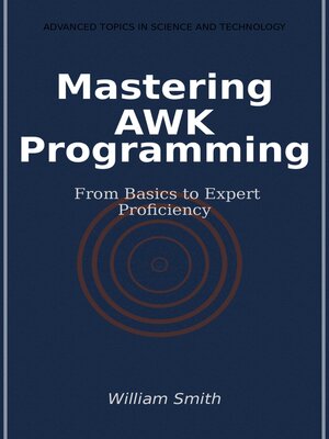 cover image of Mastering AWK Programming